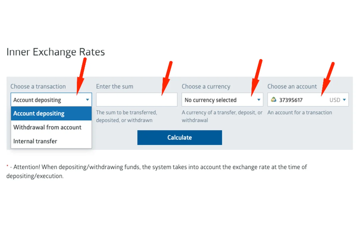 Gambar langkah 2 - Panduan Pengecekan Kurs Deposit dan Penarikan Dana di Members Area